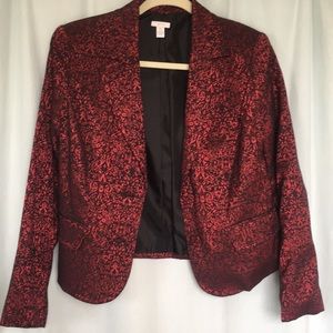 Black and red Apt 9 jacket with beautiful design